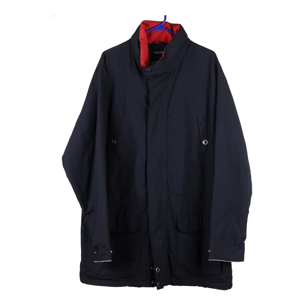 image of Nautica Jacket - XL Navy Cotton Blend