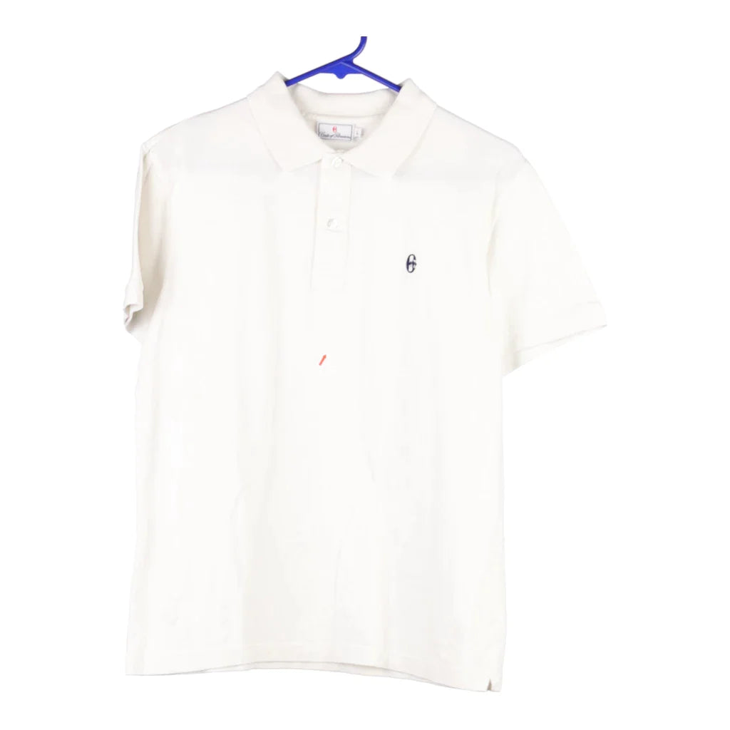 Image of Conte Of Florence Polo Shirt - Large White Cotton