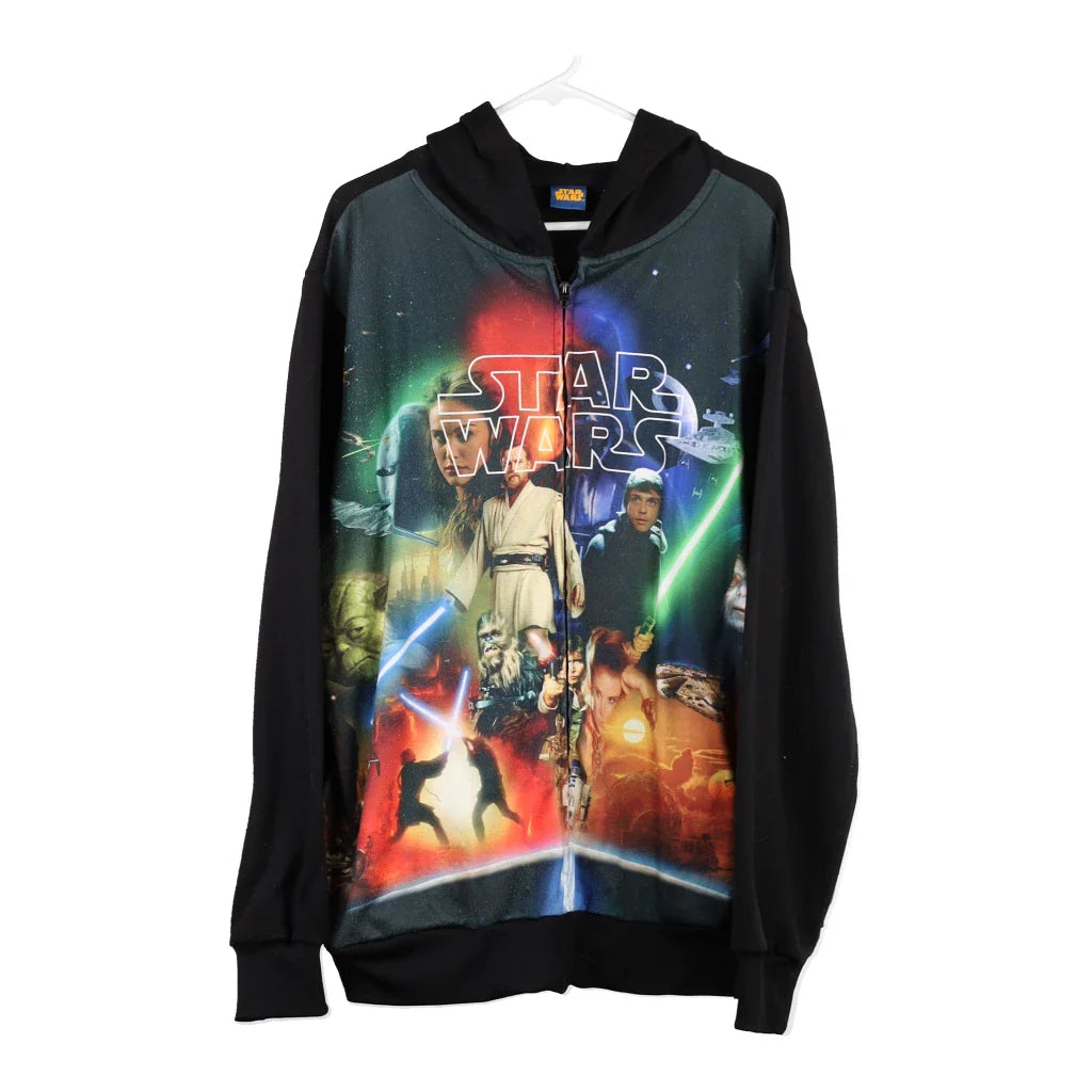 Image of Star Wars Graphic Hoodie - XL Black Cotton Blend