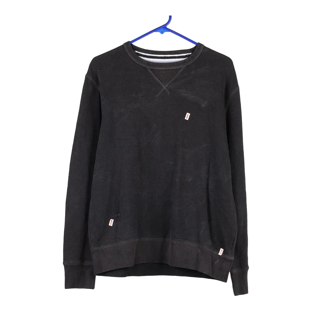 image of Tommy Hilfiger Sweatshirt - Medium Black Cotton Blend