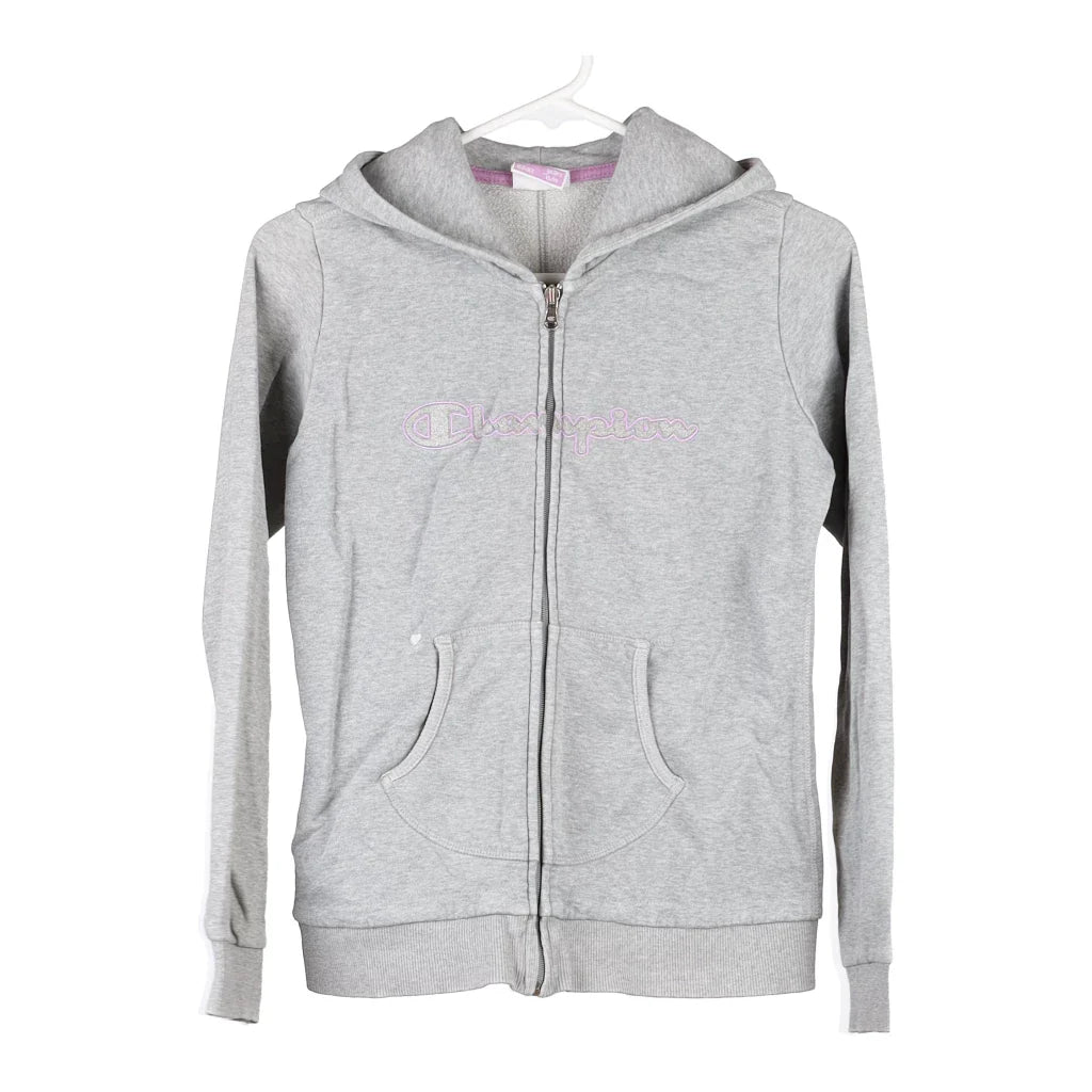 image of Age 13-14 Champion Hoodie - XL Grey Cotton