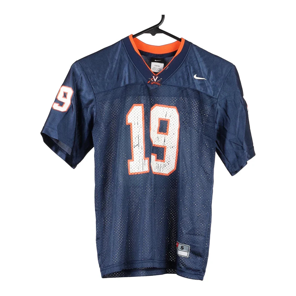 image of Age 9-10, University of Virginia Nike College Jersey - Small Navy Polyester