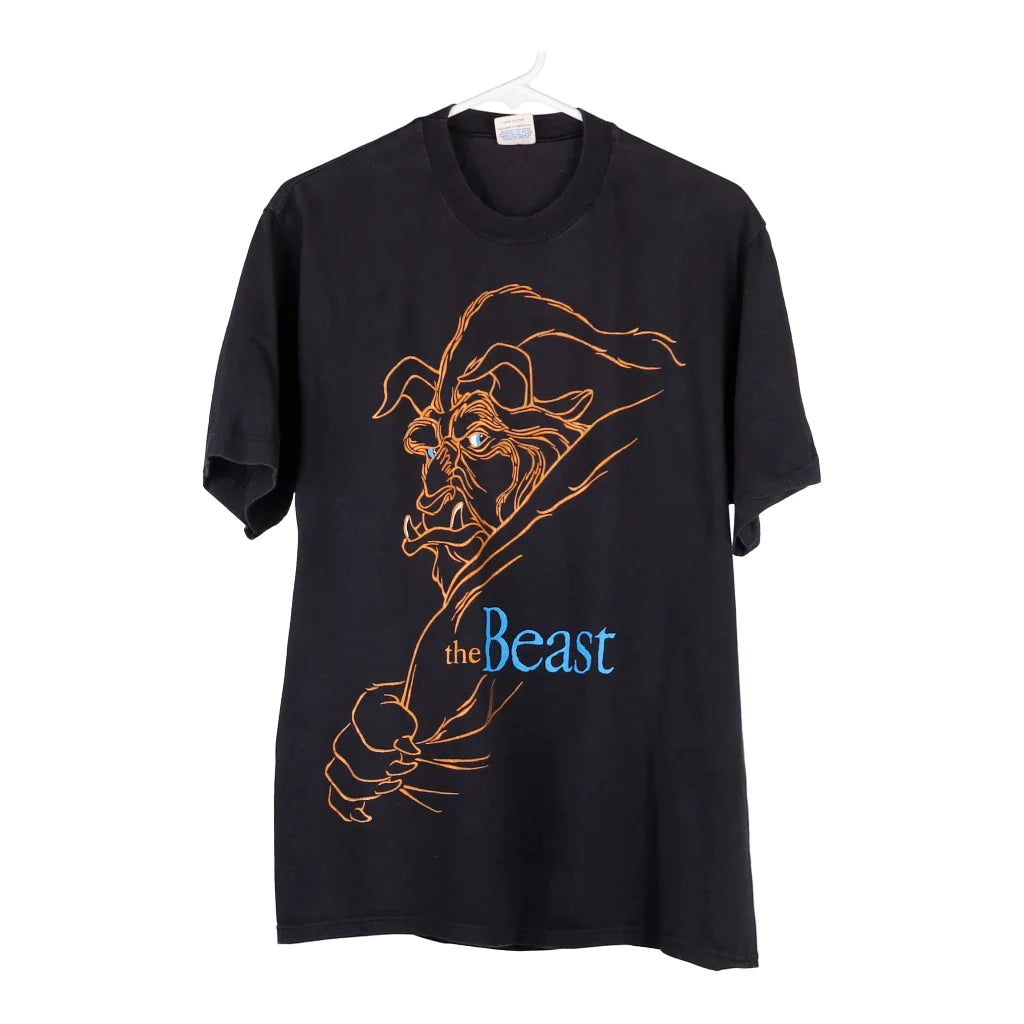 image of The Beast Disney Cartoon T-Shirt - XL Black Cotton