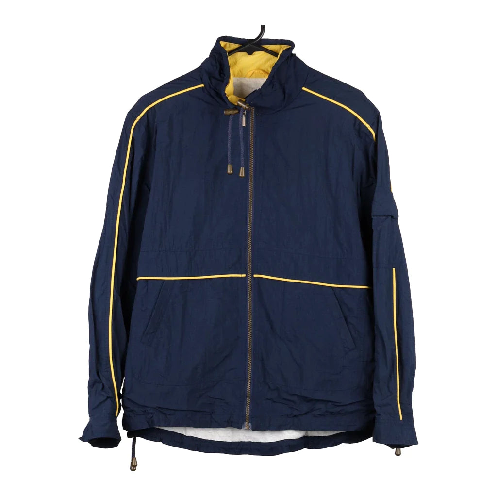 image of Fleet Street Jacket - Small Blue Cotton Blend