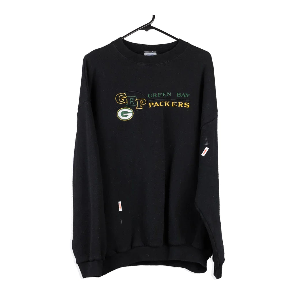 image of Green Bay Packers Logo7 NFL Sweatshirt - XL Black Cotton Blend