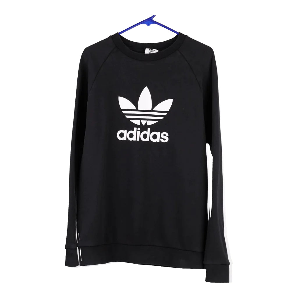 image of Adidas Spellout Sweatshirt - Large Black Cotton