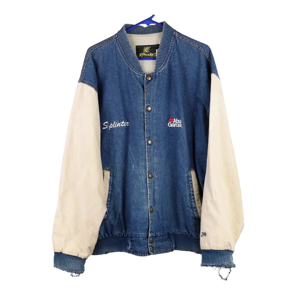image of K-Products Varsity Jacket - XL Blue Cotton
