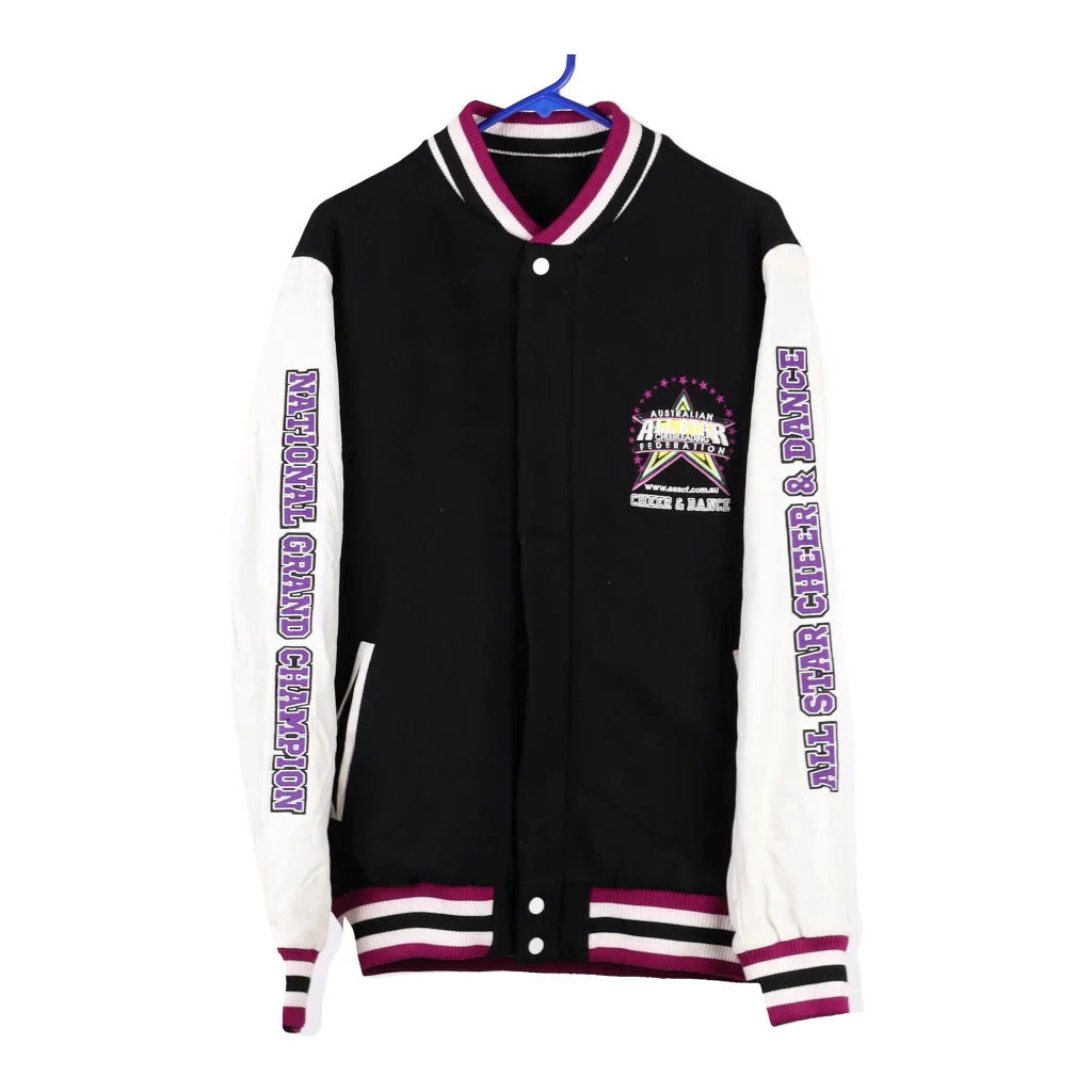 image of Ohio State Australian All Star Cheerleading Varsity Jacket - Medium Black Cotton