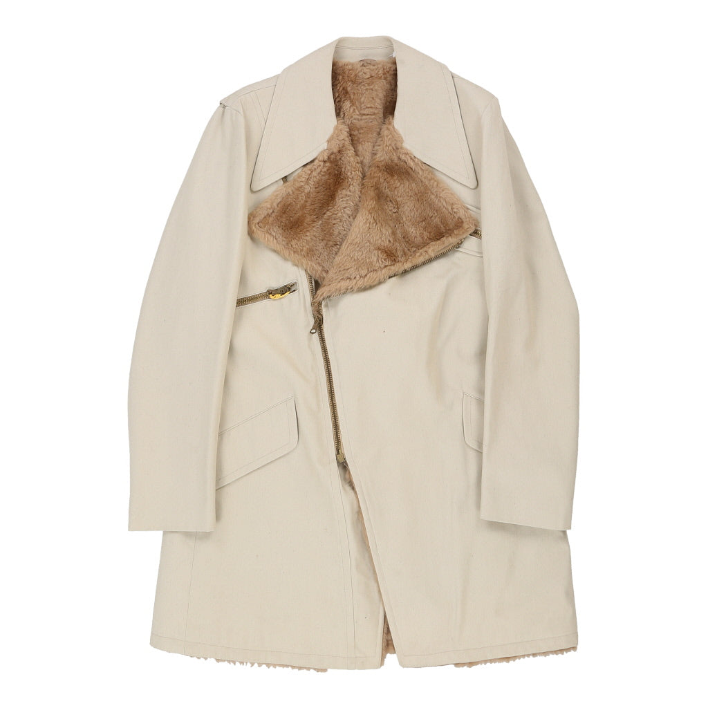 Image of Unbranded Coat - XL Cream Polyester Blend