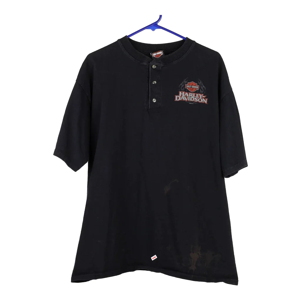 image of South Charleston, West Virginia Harley Davidson T-Shirt - XL Black Cotton