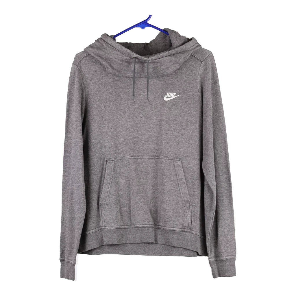 Image of Nike Hoodie - Large Grey Cotton Blend