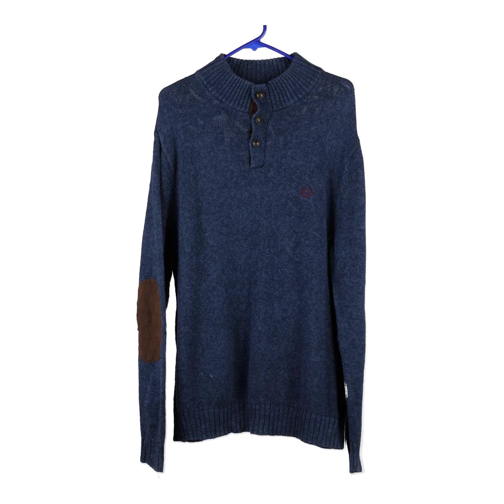 Image of Chaps Ralph Lauren 1/4 Zip - XL Blue Cotton