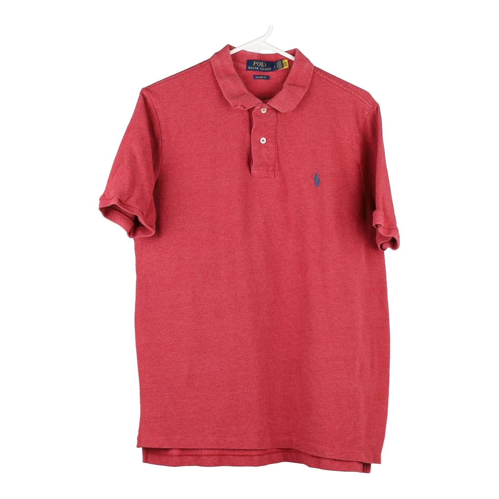 Image of Ralph Lauren Polo Shirt - Large Red Cotton