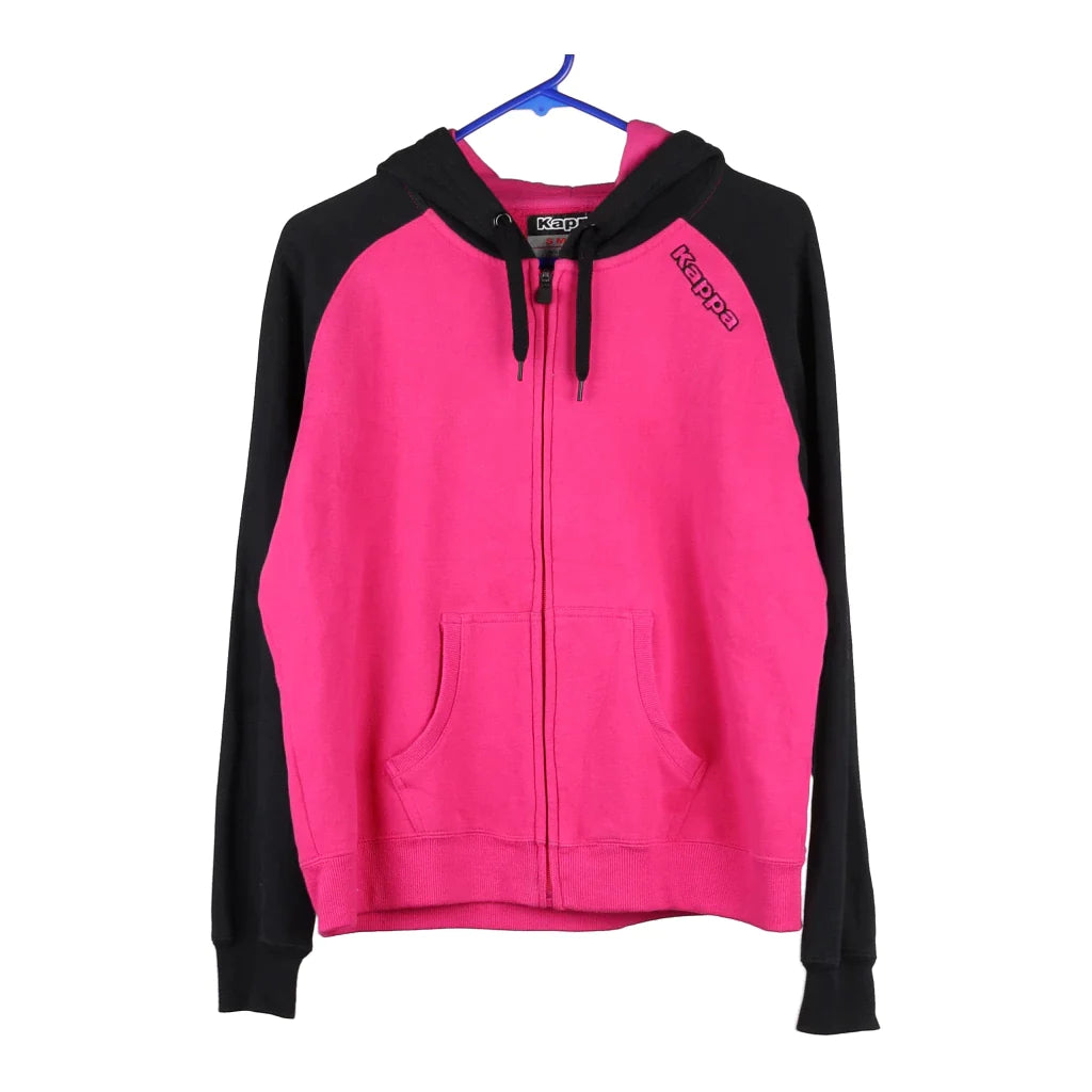 image of Kappa Hoodie - Small Pink Cotton Blend