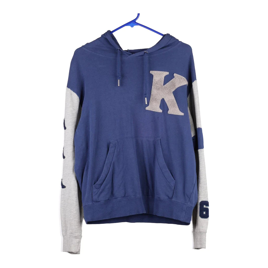 image of Kappa Hoodie - Medium Blue Cotton