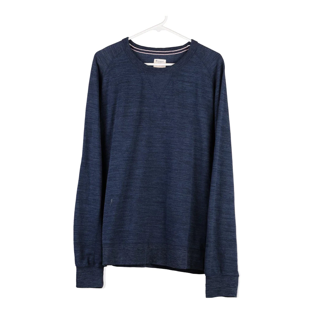 image of Champion Sweatshirt - 2XL Blue Cotton Blend