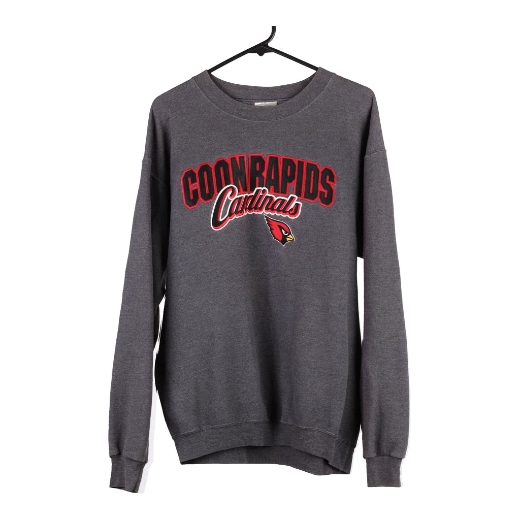 image of Coonrapids Cardinals Port & Company Sweatshirt - Medium Grey Cotton Blend