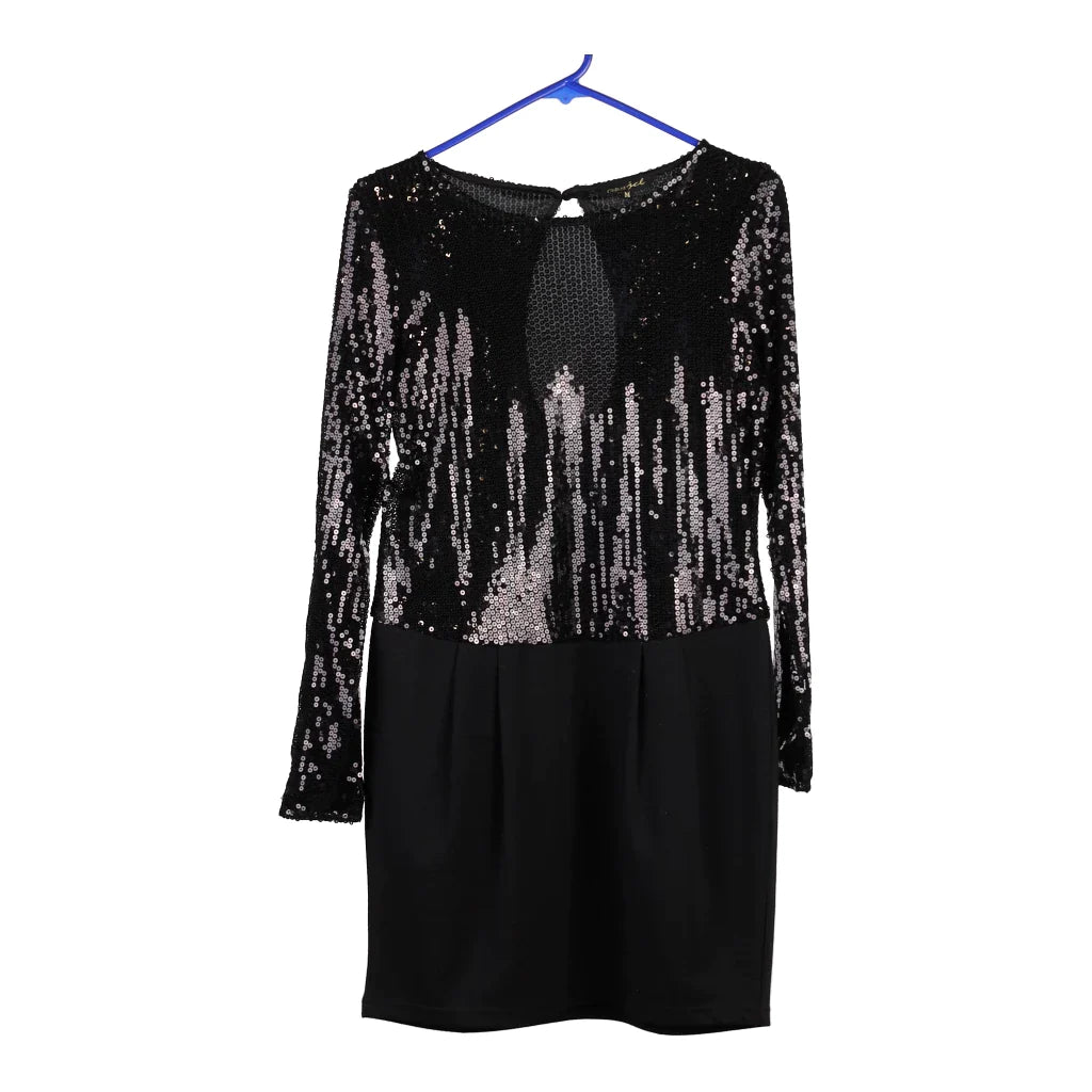 image of Club Of Jcl Midi Sequin Dress - Medium Black Polyester