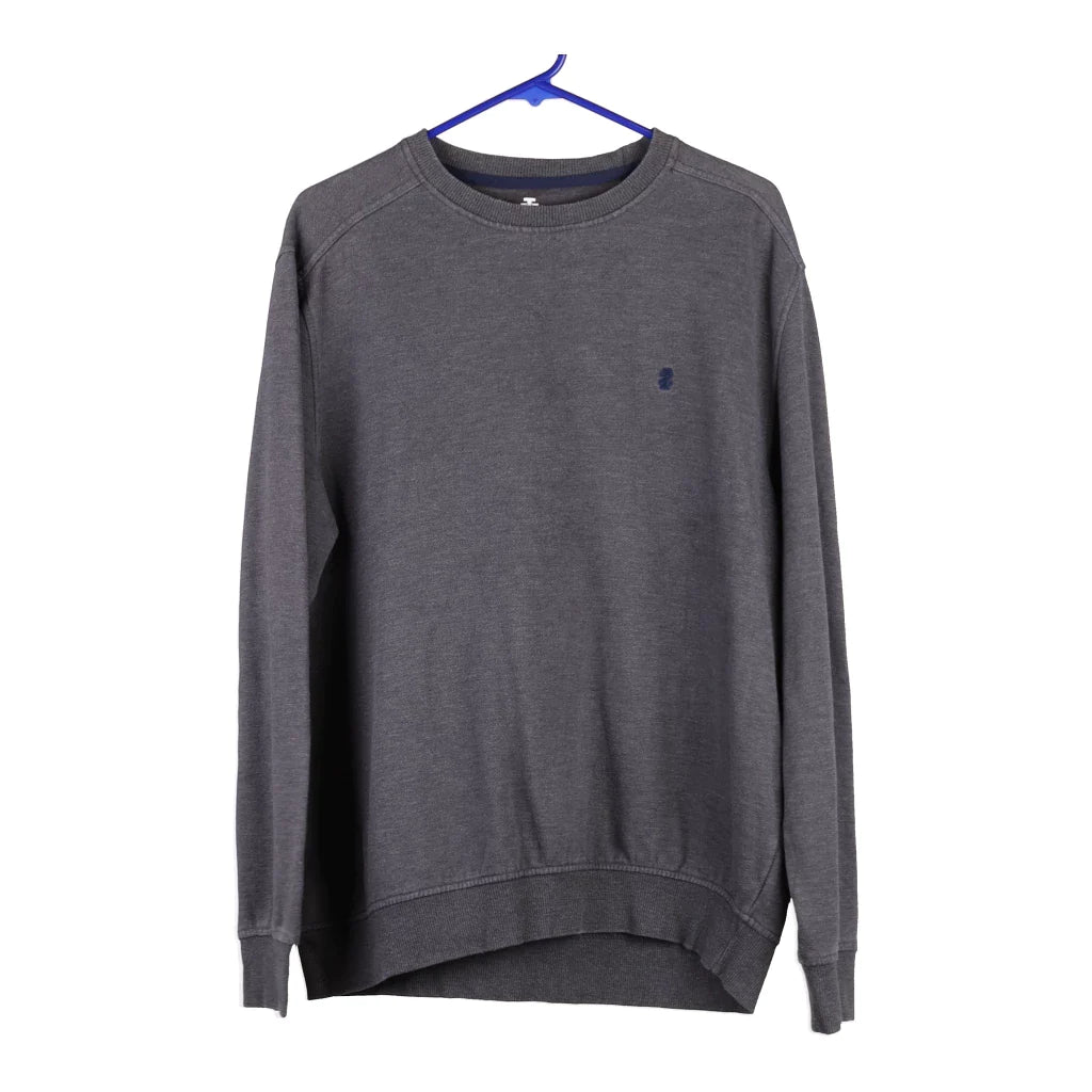 image of Izod Sweatshirt - Medium Grey Cotton