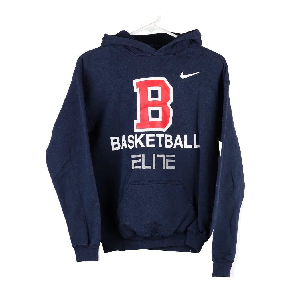 Image of Age 10 Nike Hoodie - XL Navy Cotton