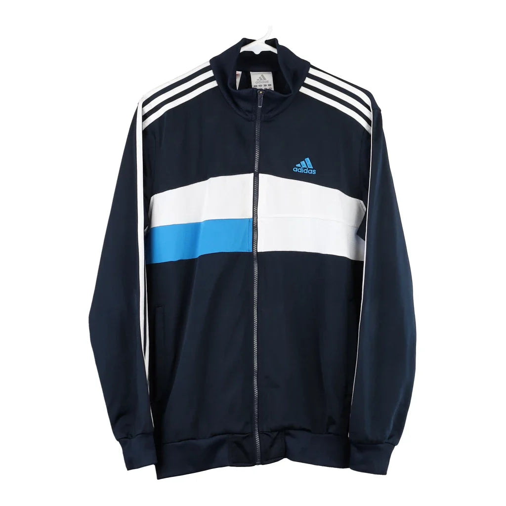 image of Age 16 Adidas Track Jacket - XL Navy Polyester