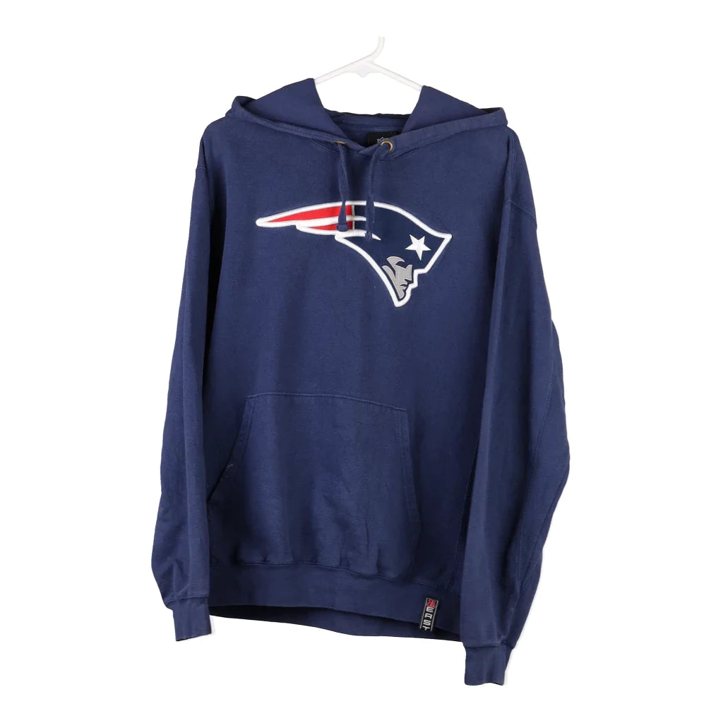 image of New England Patriots Nfl Hoodie - Medium Blue Cotton