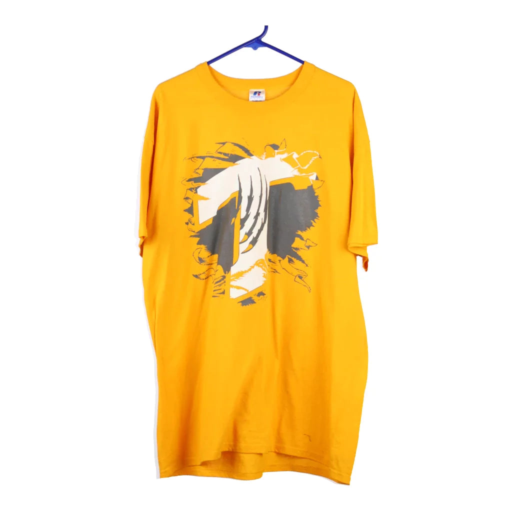 Image of Russell Athletic T-Shirt - XL Yellow Cotton