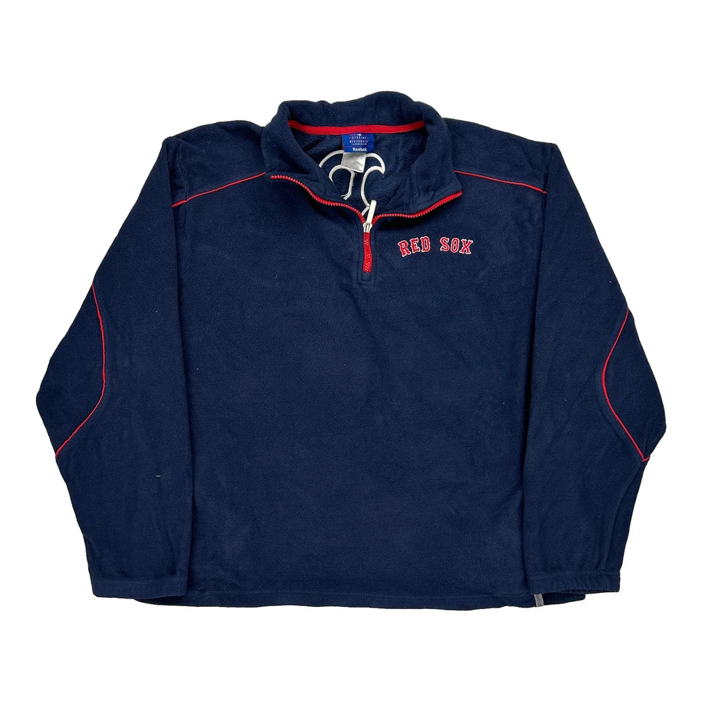 image of Boston Red Sox Reebok Mlb Fleece - Medium Navy Polyester