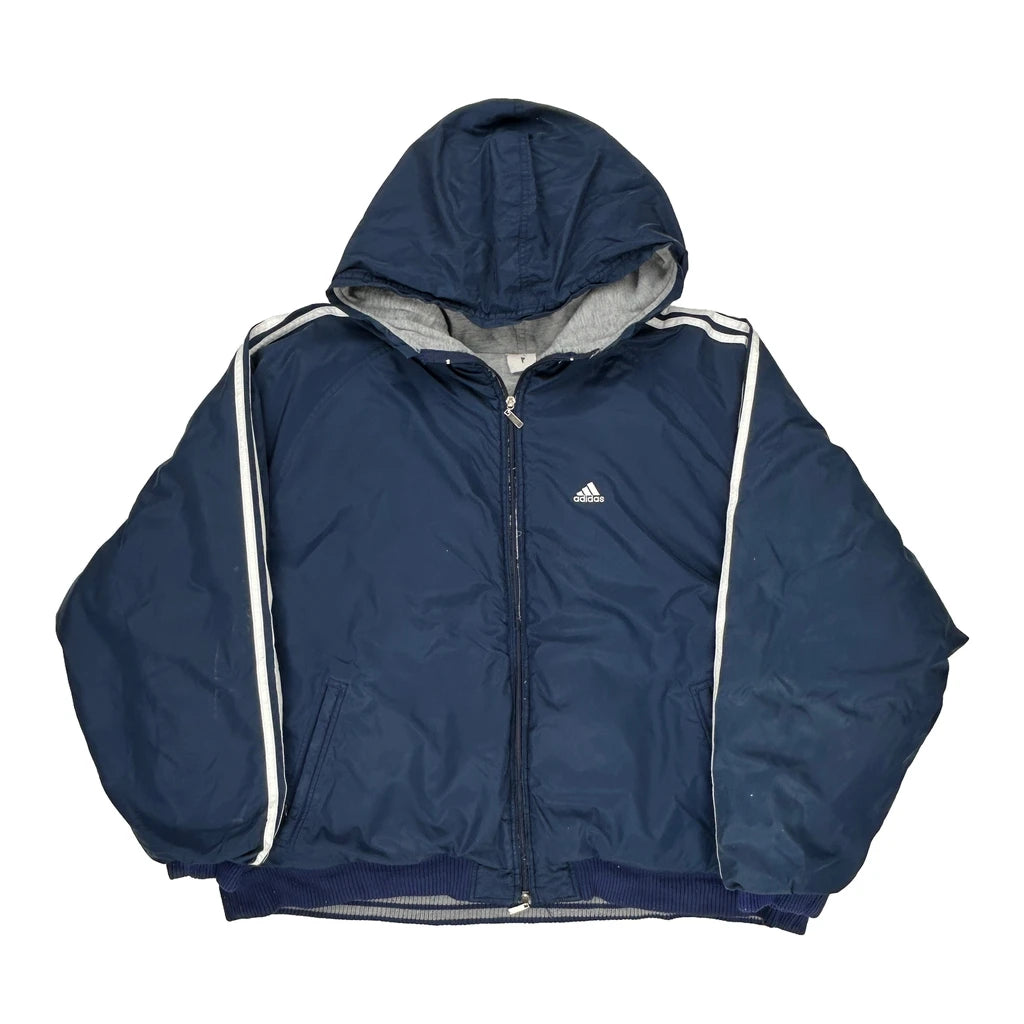 image of Adidas Jacket - 2XL Blue Polyester