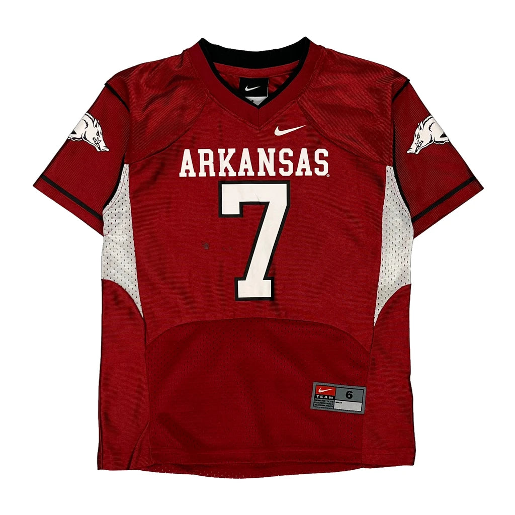 image of Age 6 Arkansas Nike Jersey - XS Red Polyester