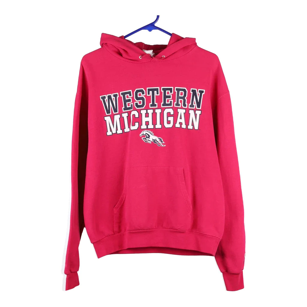 image of Western Michigan Champion Hoodie - Medium Pink Cotton