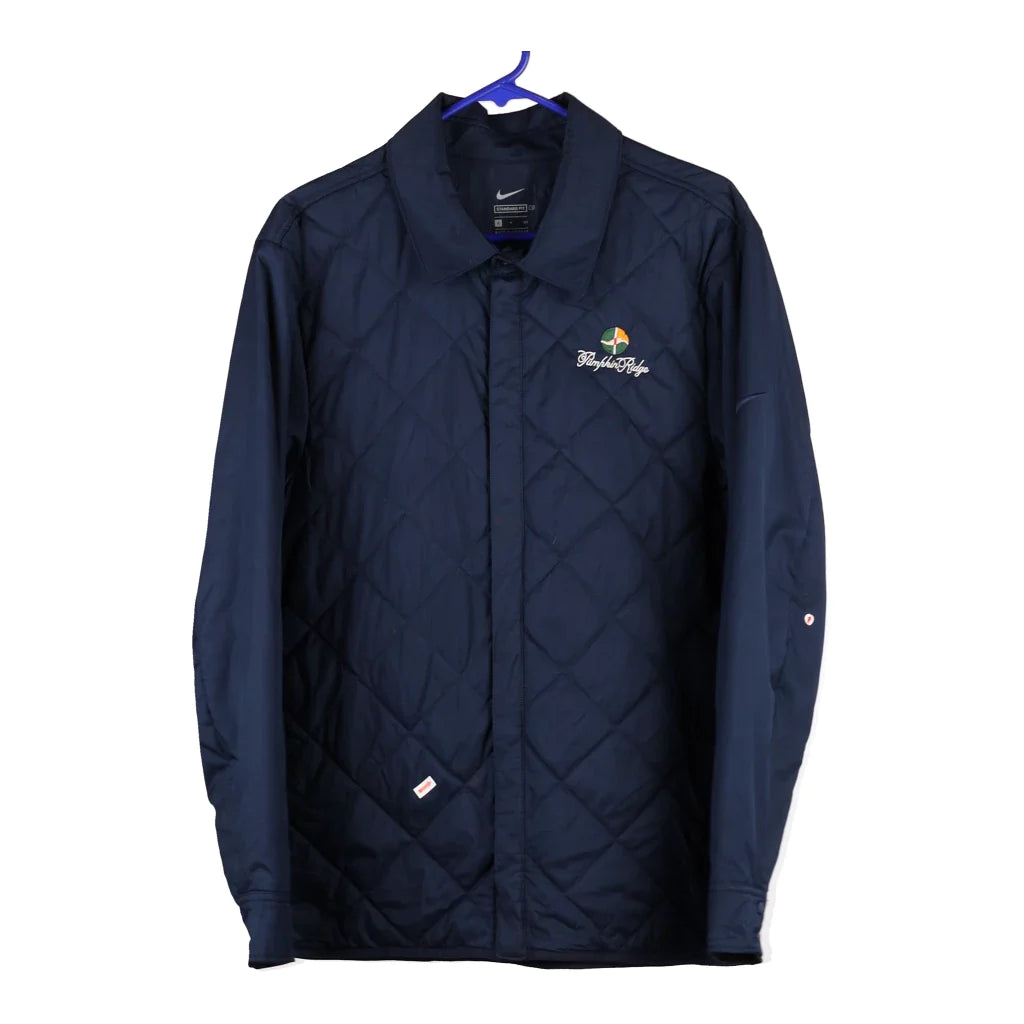 image of Pumpkin Ridge Nike Puffer - Small Blue Polyester