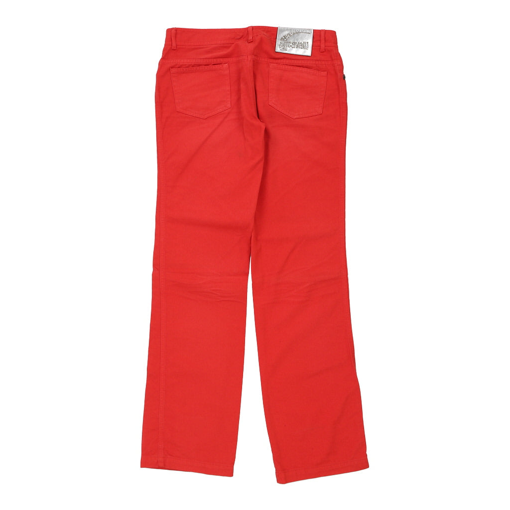 image of Just Cavalli Jeans - 35W UK 12 Red Cotton