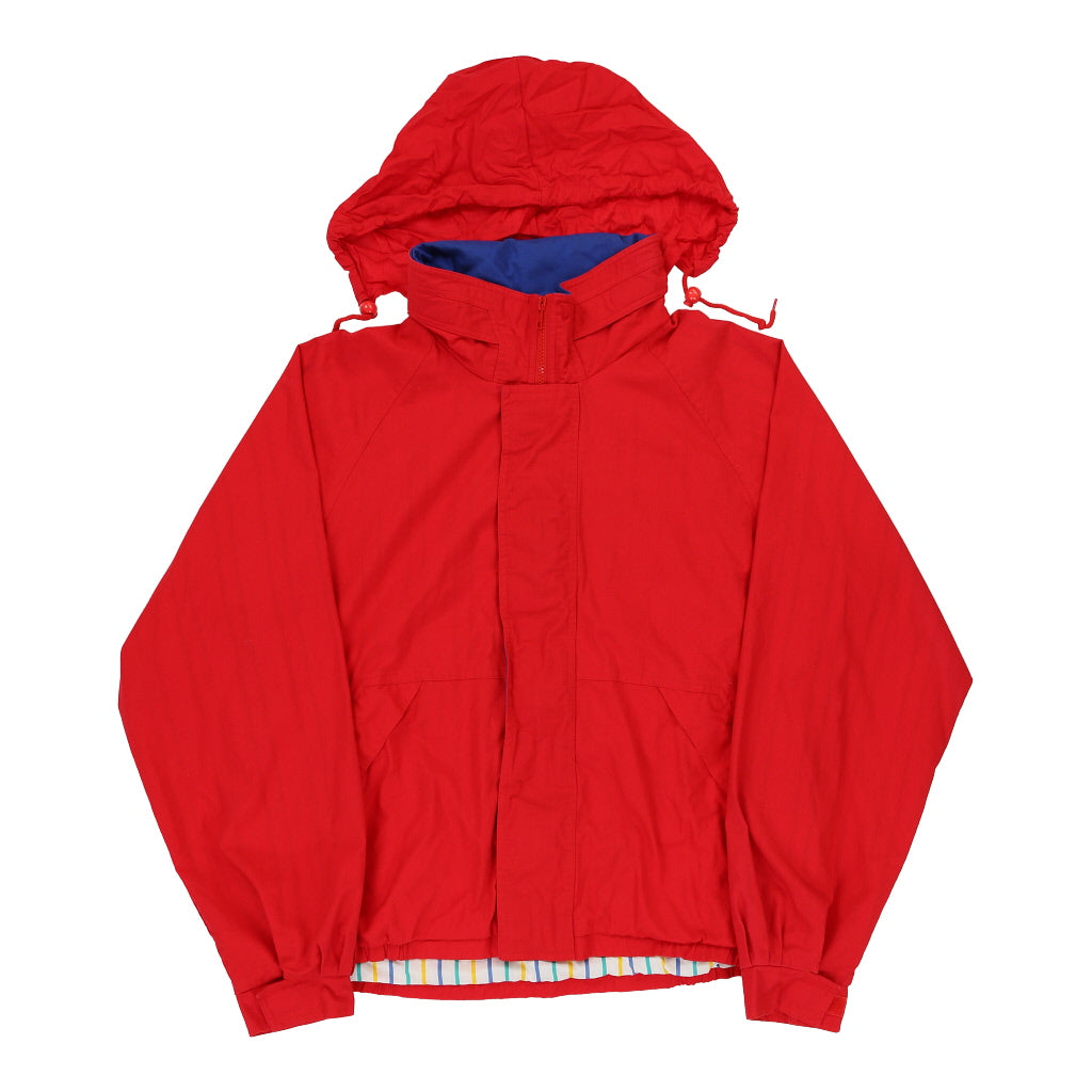 image of Eddie Bauer Jacket - Large Red Cotton