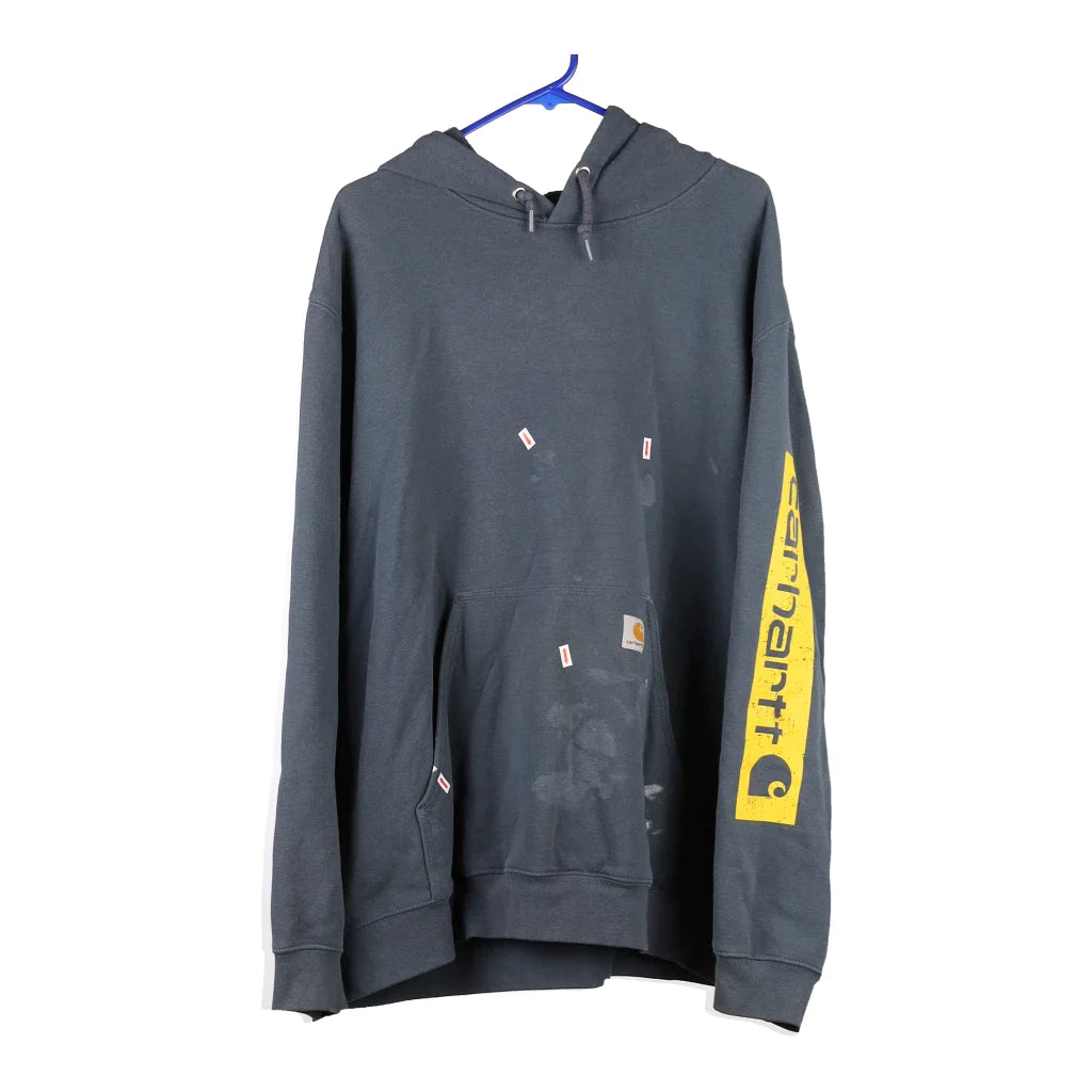 image of Carhartt Hoodie - 2XL Grey Cotton Blend