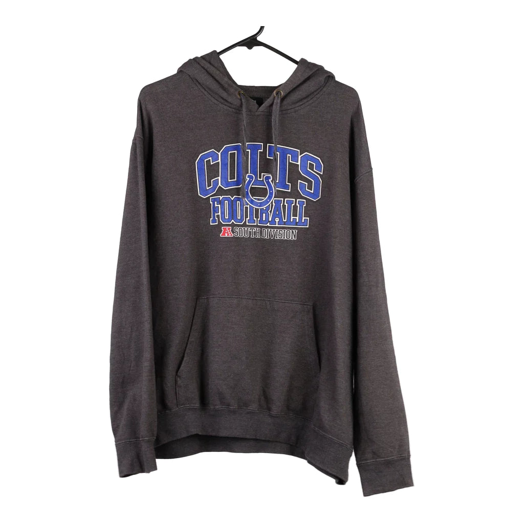 image of Indianapolis Colts Nfl NFL Hoodie - XL Grey Cotton Blend