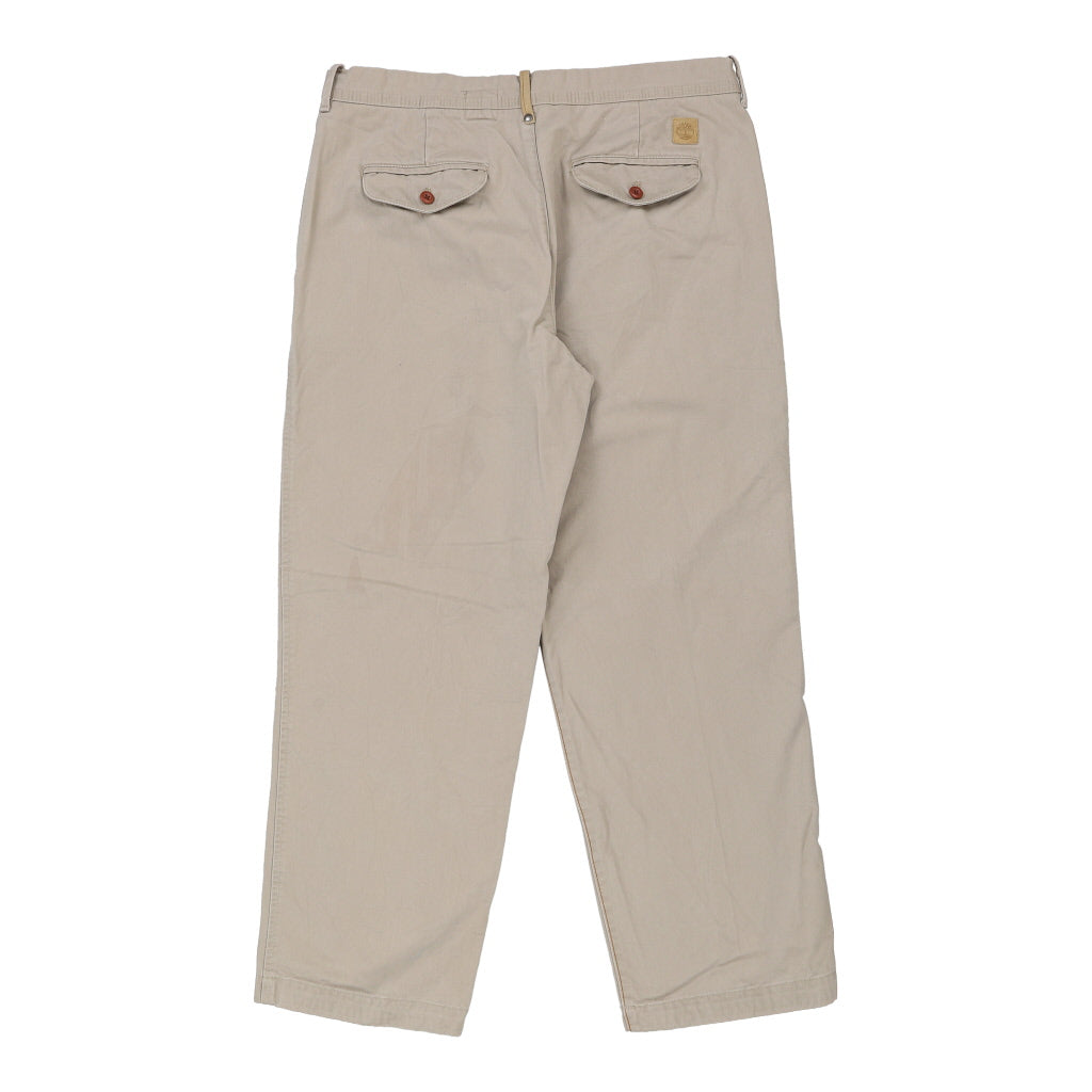 image of Timberland Trousers - 35W 27L Beige Cotton