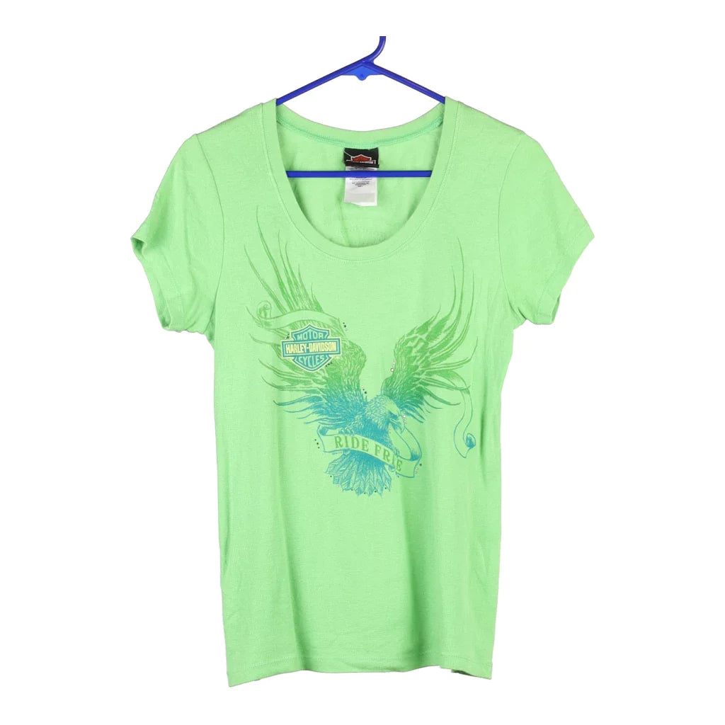 image of Tacoma, Washington Harley Davidson T-Shirt - Large Green Cotton Blend