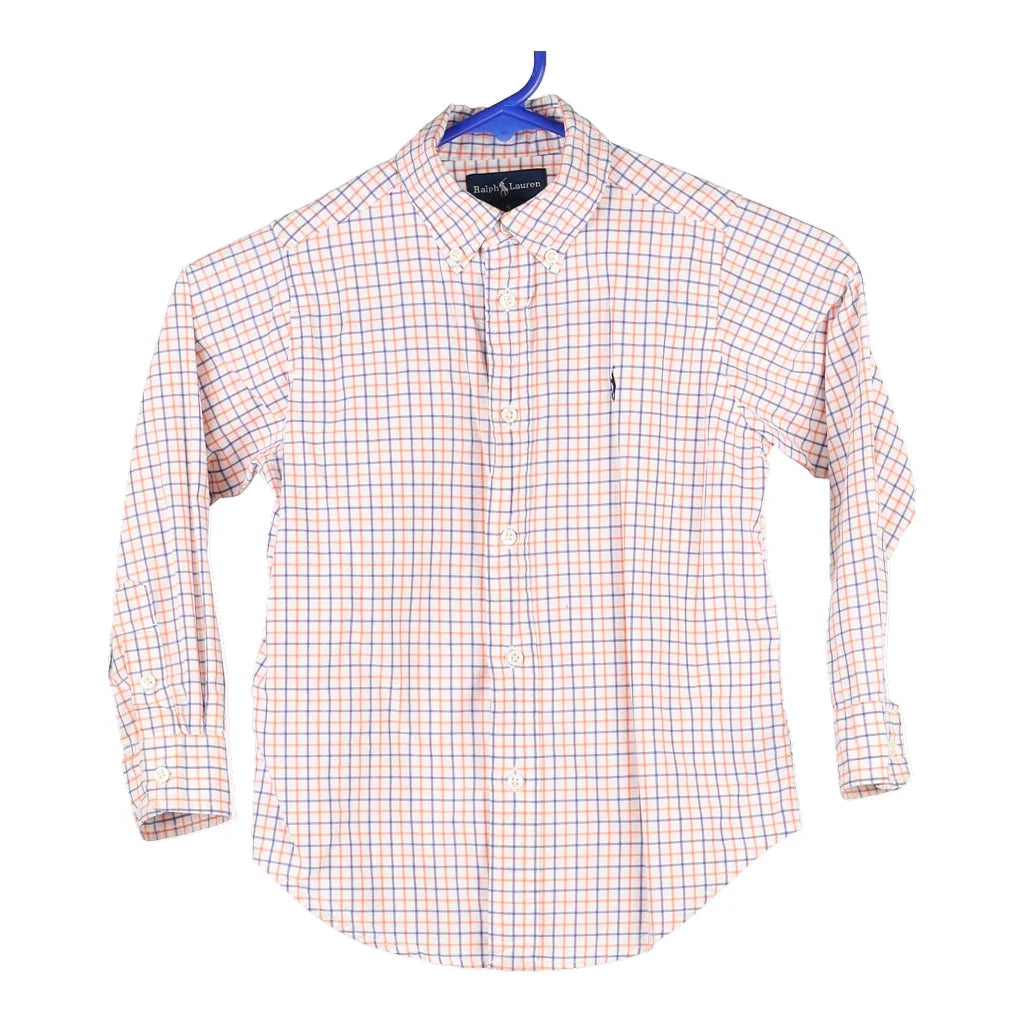 Image of Age 5 Ralph Lauren Checked Shirt - Medium Multicoloured Cotton