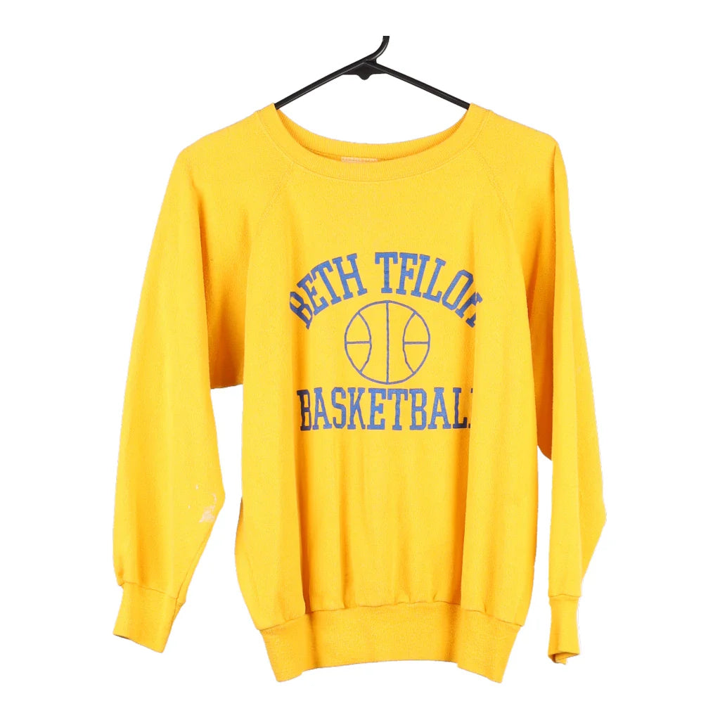 image of Age 16 Unbranded Sweatshirt - Large Yellow Cotton