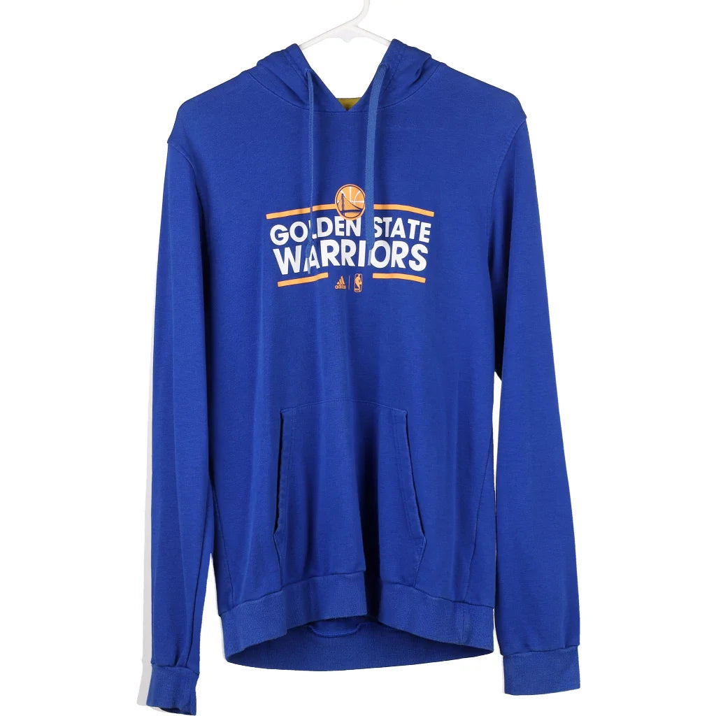 image of Golden State Patriots Adidas NBA Hoodie - Medium Blue Cotton Blend