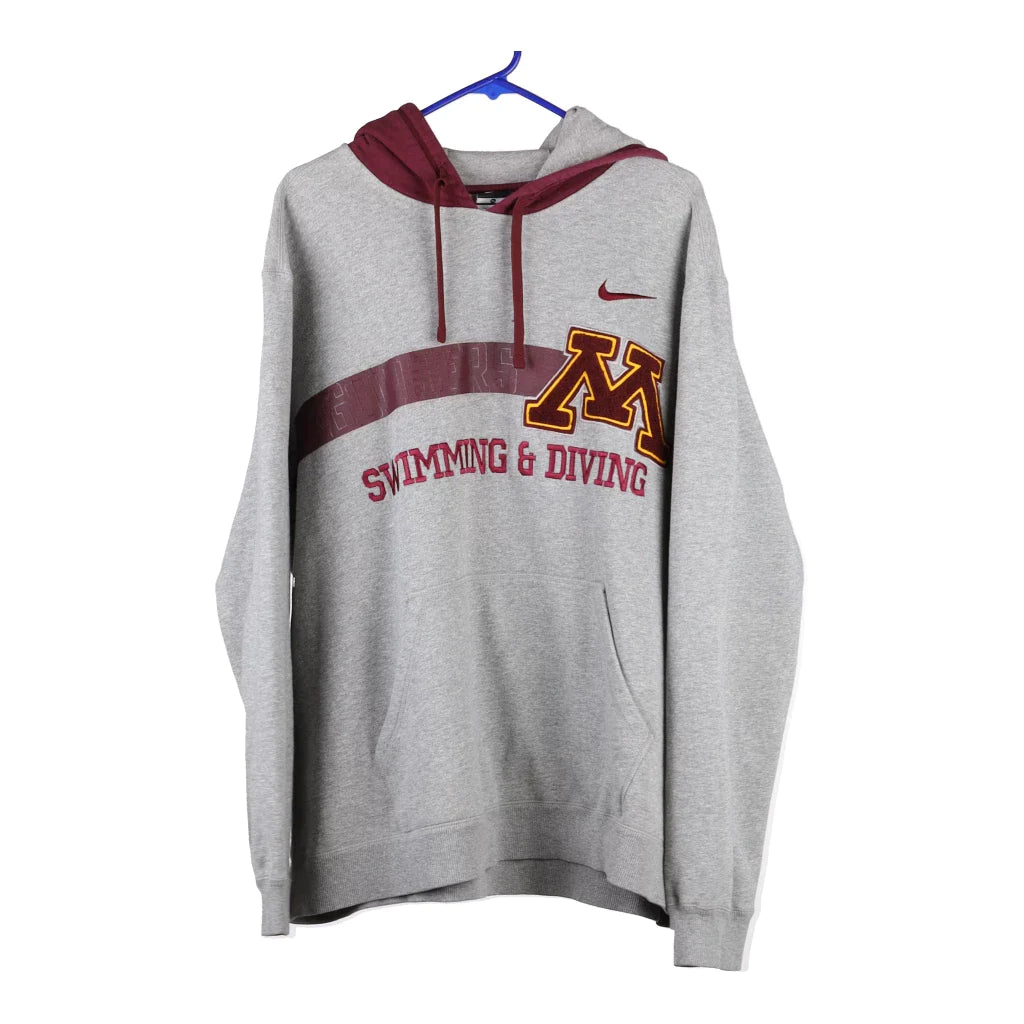image of Nike College Hoodie - XL Grey Cotton Blend