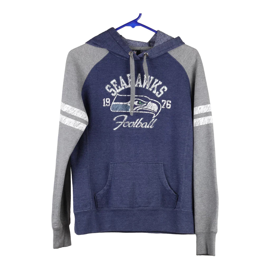 image of Seattle Seahawks Nfl NFL Hoodie - Small Blue Cotton Blend