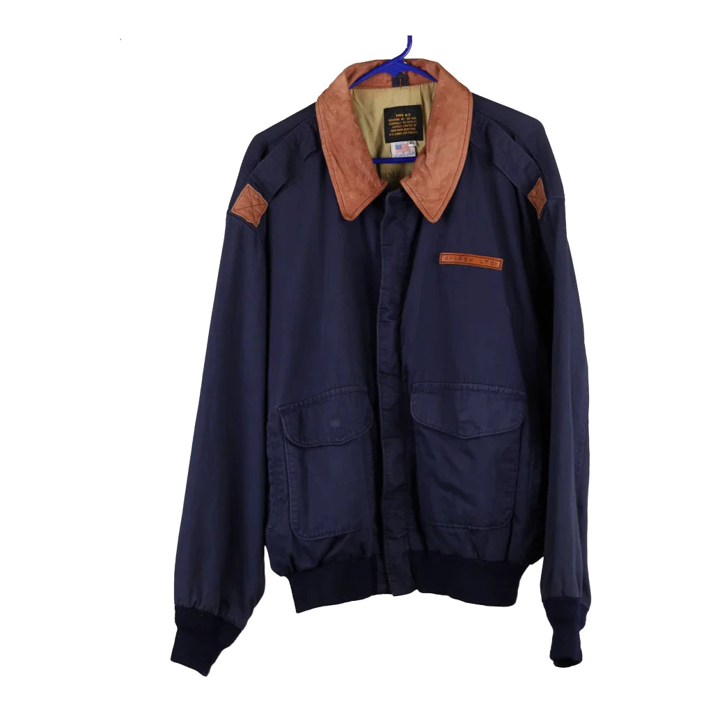 image of Avirex Jacket - XL Blue Cotton