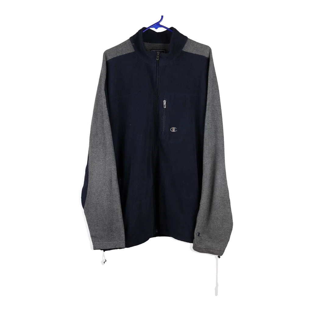 image of Champion Fleece Jacket - 2XL Navy Polyester