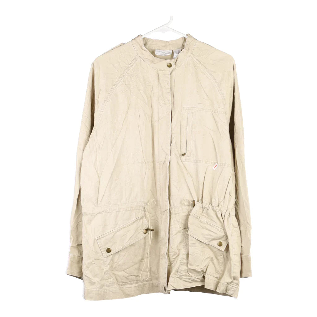 image of Liz Claiborne Jacket - XL Beige Cotton