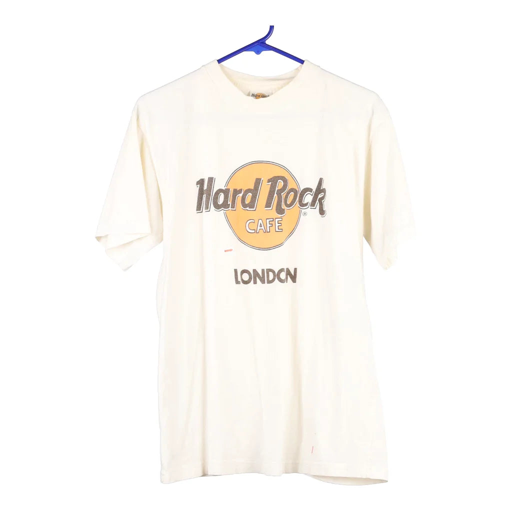 image of London Hard Rock Cafe T-Shirt - Large White Cotton