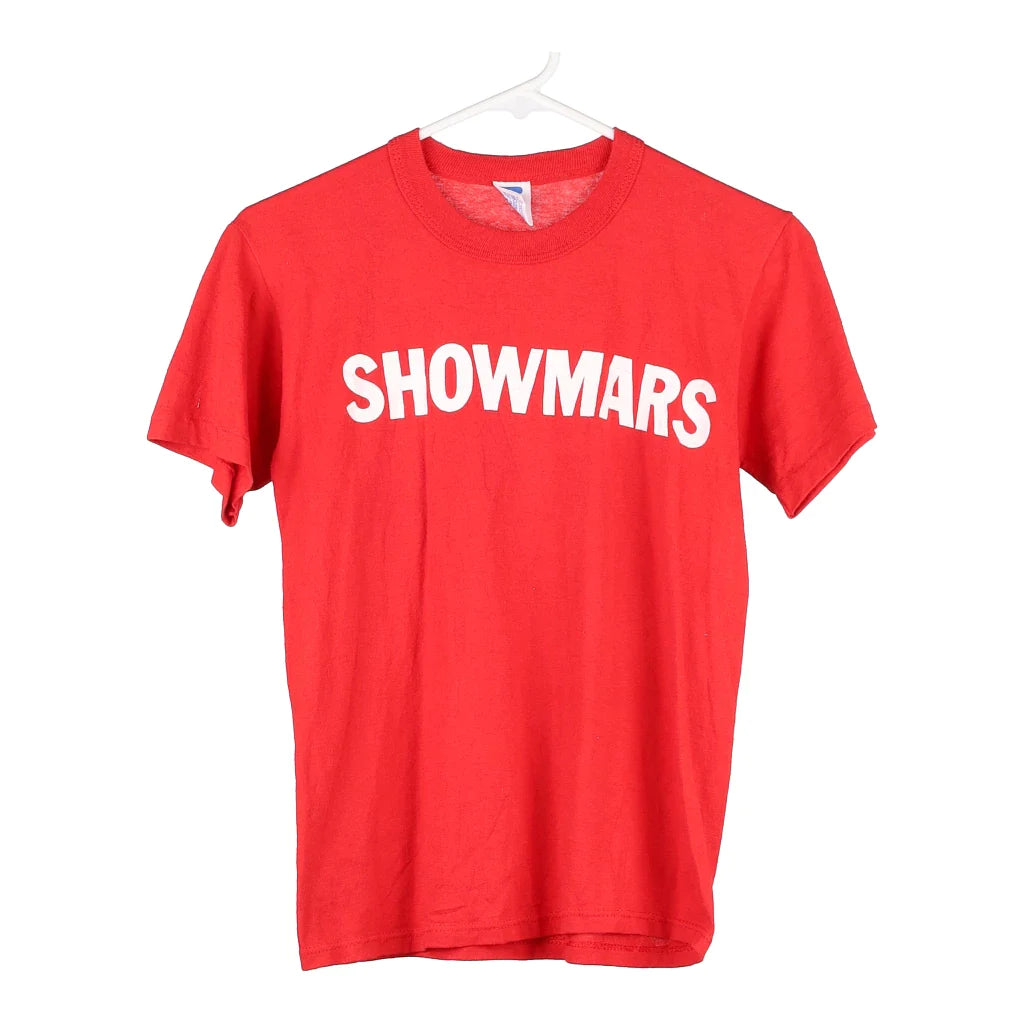 image of Age 8-10 Russell Athletic T-Shirt - Large Red Cotton