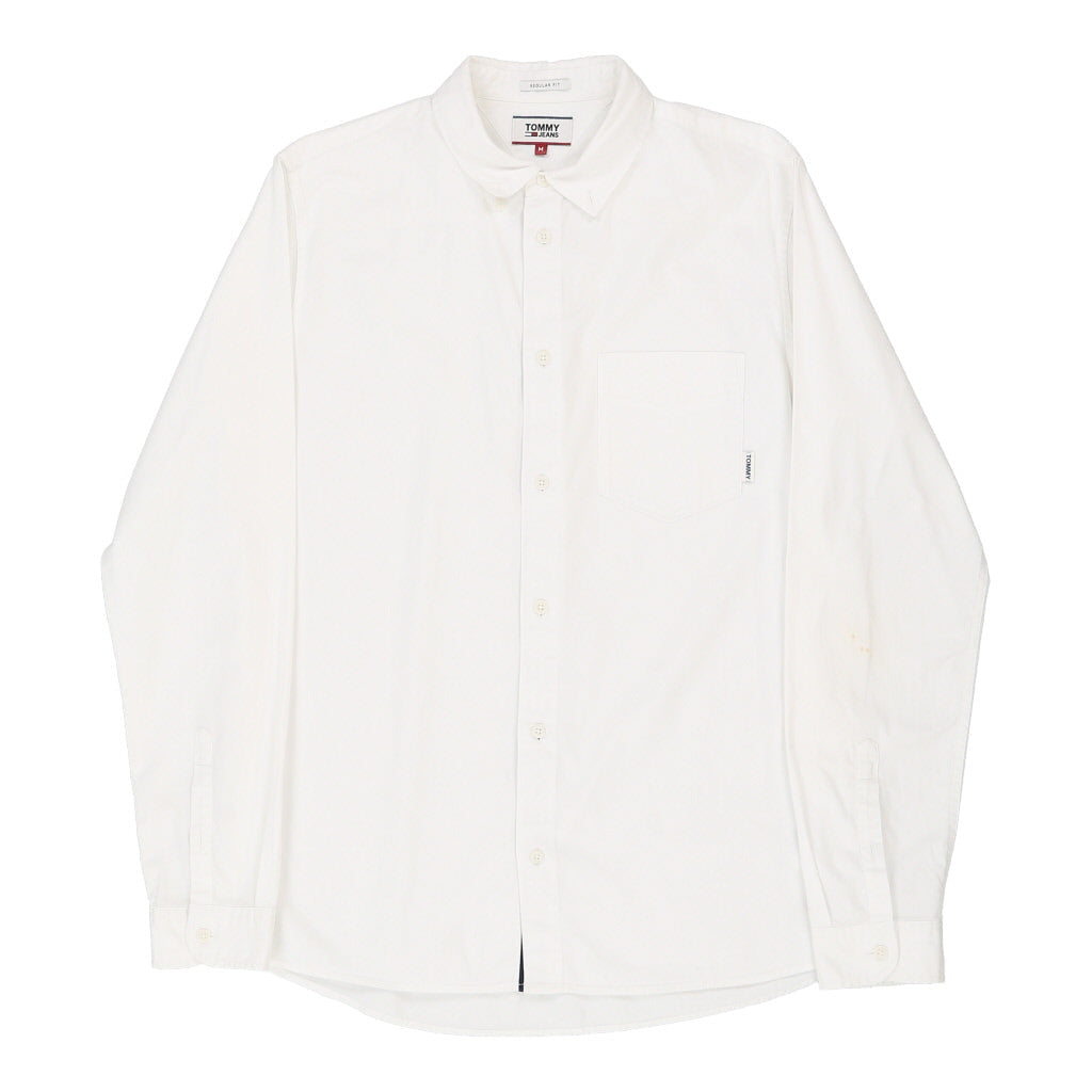 image of Tommy Jeans Shirt - Medium White Cotton