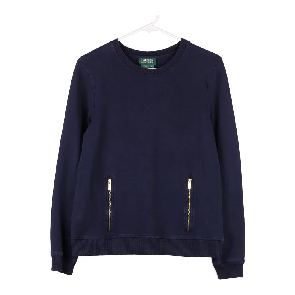 image of Ralph Lauren Sweatshirt - Medium Navy Cotton Blend